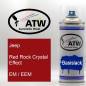 Preview: Jeep, Red Rock Crystal Effect, EM / EEM: 400ml Sprühdose, von ATW Autoteile West.